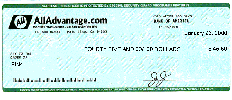 YES THIS IS A REAL CHECK